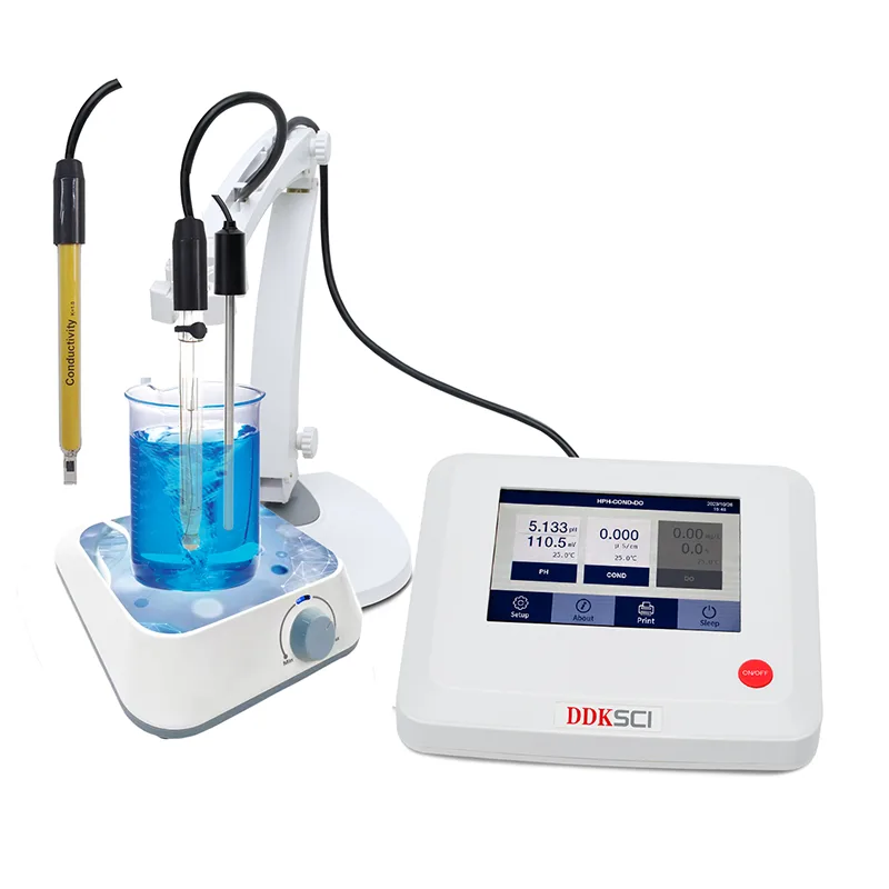 I-Benchtop pH Cond Meter Touch Screen
