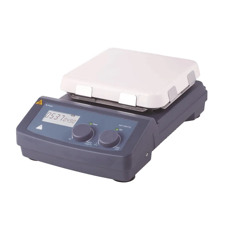 I-LCD ye-Digital ye-Magnetic Hotplate Stirrer ene-7 Intshi ye-Ceramic Plate